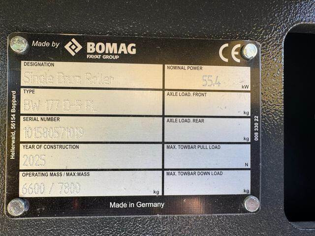 Bomag BW177D-5 PL - Kompaktorius: foto 5 Bomag BW177D-5 PL - Kompaktorius: foto 5