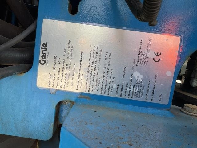 Genie S45 - Teleskopinis keltuvas: foto 5 Genie S45 - Teleskopinis keltuvas: foto 5