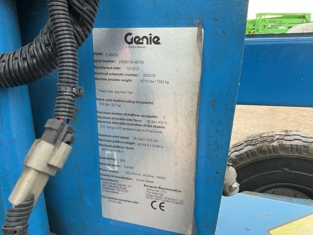Genie Z45/25J - Alkūninis keltuvas: foto 5 Genie Z45/25J - Alkūninis keltuvas: foto 5