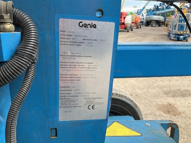 Genie Z45/25J - Alkūninis keltuvas: foto 5 Genie Z45/25J - Alkūninis keltuvas: foto 5
