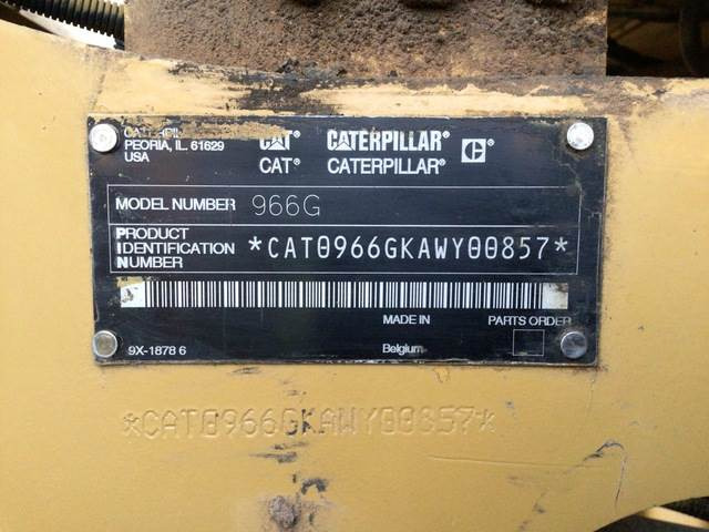 CAT 966G - Ratinis krautuvas: foto 5 CAT 966G - Ratinis krautuvas: foto 5