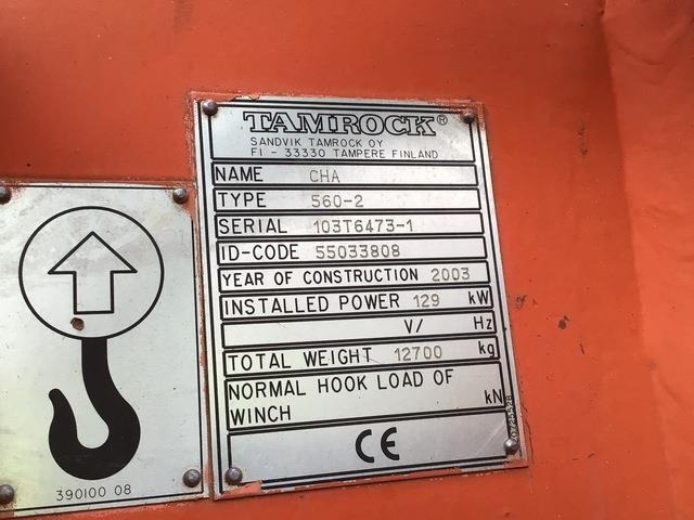 Tamrock CHA560 - Gręžimo mašina: foto 5 Tamrock CHA560 - Gręžimo mašina: foto 5