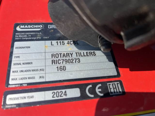 Maschio Gaspardo L115 4CBL - Žemės dirbimo freza: foto 5 Maschio Gaspardo L115 4CBL - Žemės dirbimo freza: foto 5