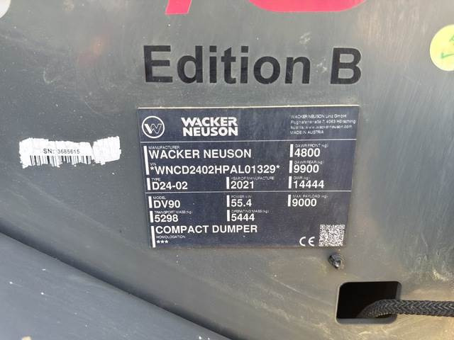 Wacker Neuson DV90 Dual View - Savivartis: foto 5 Wacker Neuson DV90 Dual View - Savivartis: foto 5