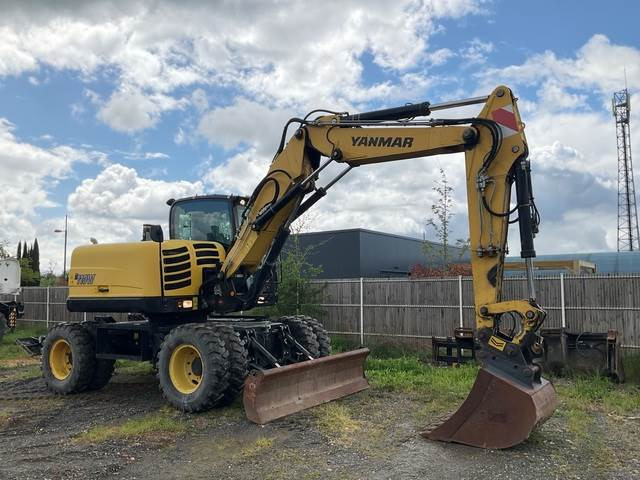 Yanmar B110W - Ratinis ekskavatorius: foto 4 Yanmar B110W - Ratinis ekskavatorius: foto 4