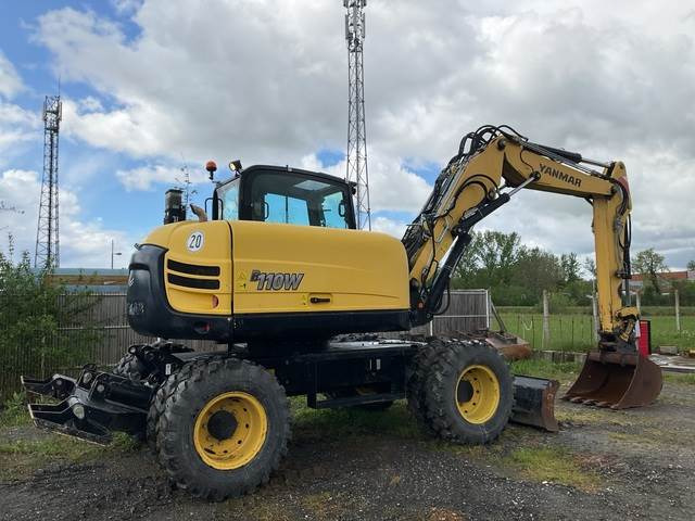 Yanmar B110W - Ratinis ekskavatorius: foto 3 Yanmar B110W - Ratinis ekskavatorius: foto 3