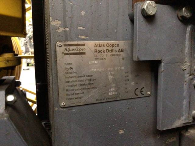 Atlas Copco XE3C - Kasybos mašina: foto 5 Atlas Copco XE3C - Kasybos mašina: foto 5
