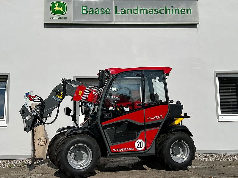 Weidemann T4512 EURO-Aufnahme + Breitreifen - Teleskopinis krautuvas: foto 1 Weidemann T4512 EURO-Aufnahme + Breitreifen - Teleskopinis krautuvas: foto 1