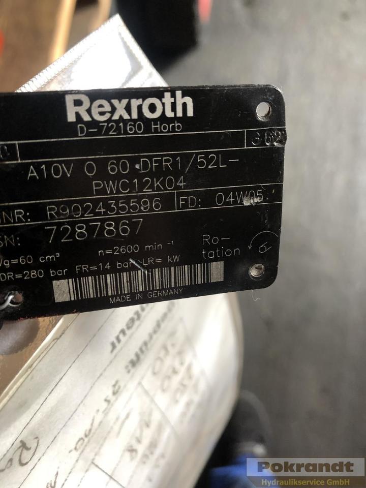 Rexroth A10VO60DFR1-52L-PWC12K04 + A10VO45ED72-52-PSC12K52T + A10VSO18DR-31L-PSCN00 - Hidraulinis siurblys: foto 3 Rexroth A10VO60DFR1-52L-PWC12K04 + A10VO45ED72-52-PSC12K52T + A10VSO18DR-31L-PSCN00 - Hidraulinis siurblys: foto 3