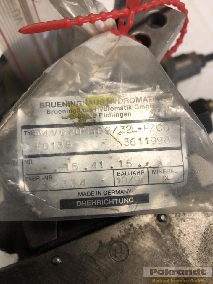 Rexroth Bosch A4VG40HWD2 32L PZC02F013S - Hidraulinis siurblys: foto 2 Rexroth Bosch A4VG40HWD2 32L PZC02F013S - Hidraulinis siurblys: foto 2