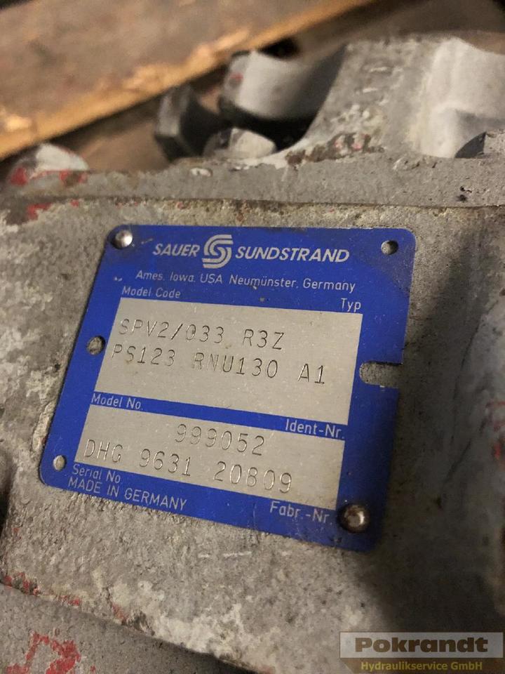 Sauer-Danfoss SPV2 033 R3ZPS - Hidraulinis siurblys: foto 2 Sauer-Danfoss SPV2 033 R3ZPS - Hidraulinis siurblys: foto 2