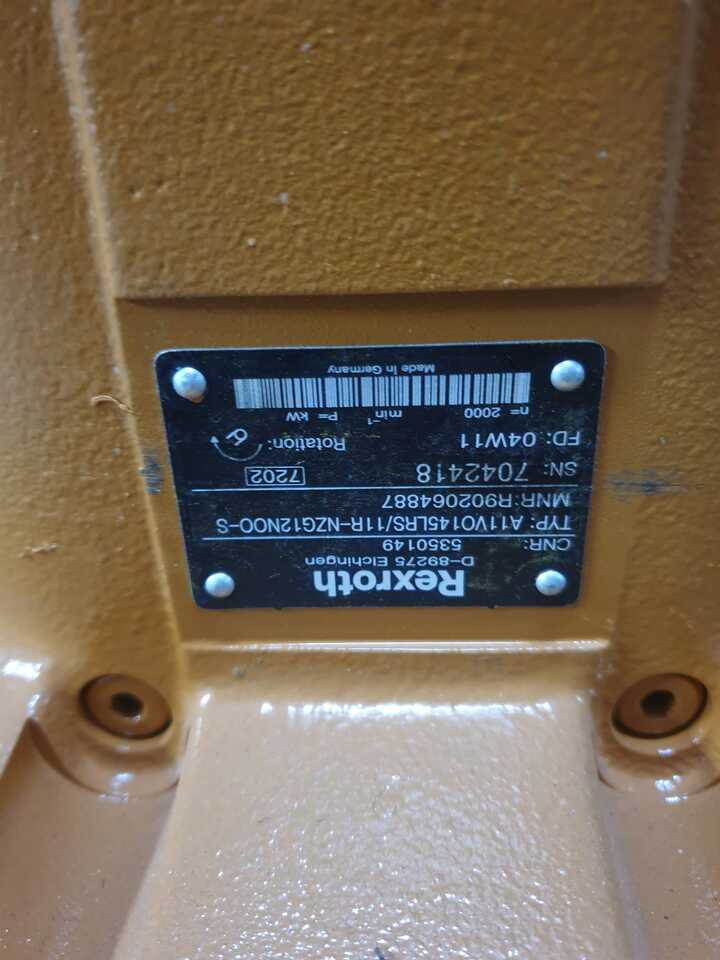 REXROTH R902 A11VO145LRS/ 11R - NZG12NOO-S - Hidraulinis siurblys - Statybinė technika: foto 2 REXROTH R902 A11VO145LRS/ 11R - NZG12NOO-S - Hidraulinis siurblys - Statybinė technika: foto 2