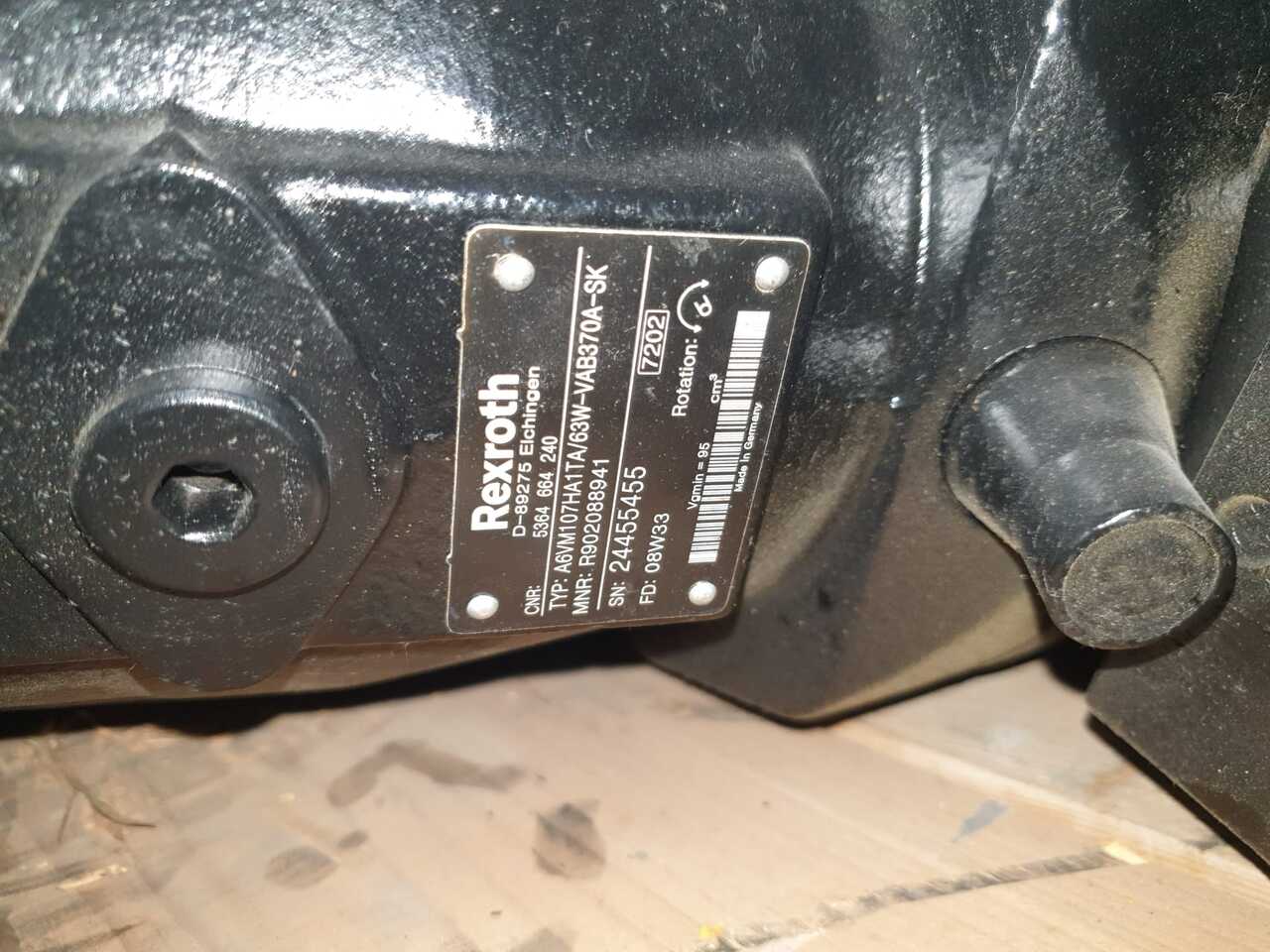 REXROTH R902088941 A6VM107HA1TA/63W-VAB370A-SK - Hidraulinis variklis: foto 2 REXROTH R902088941 A6VM107HA1TA/63W-VAB370A-SK - Hidraulinis variklis: foto 2