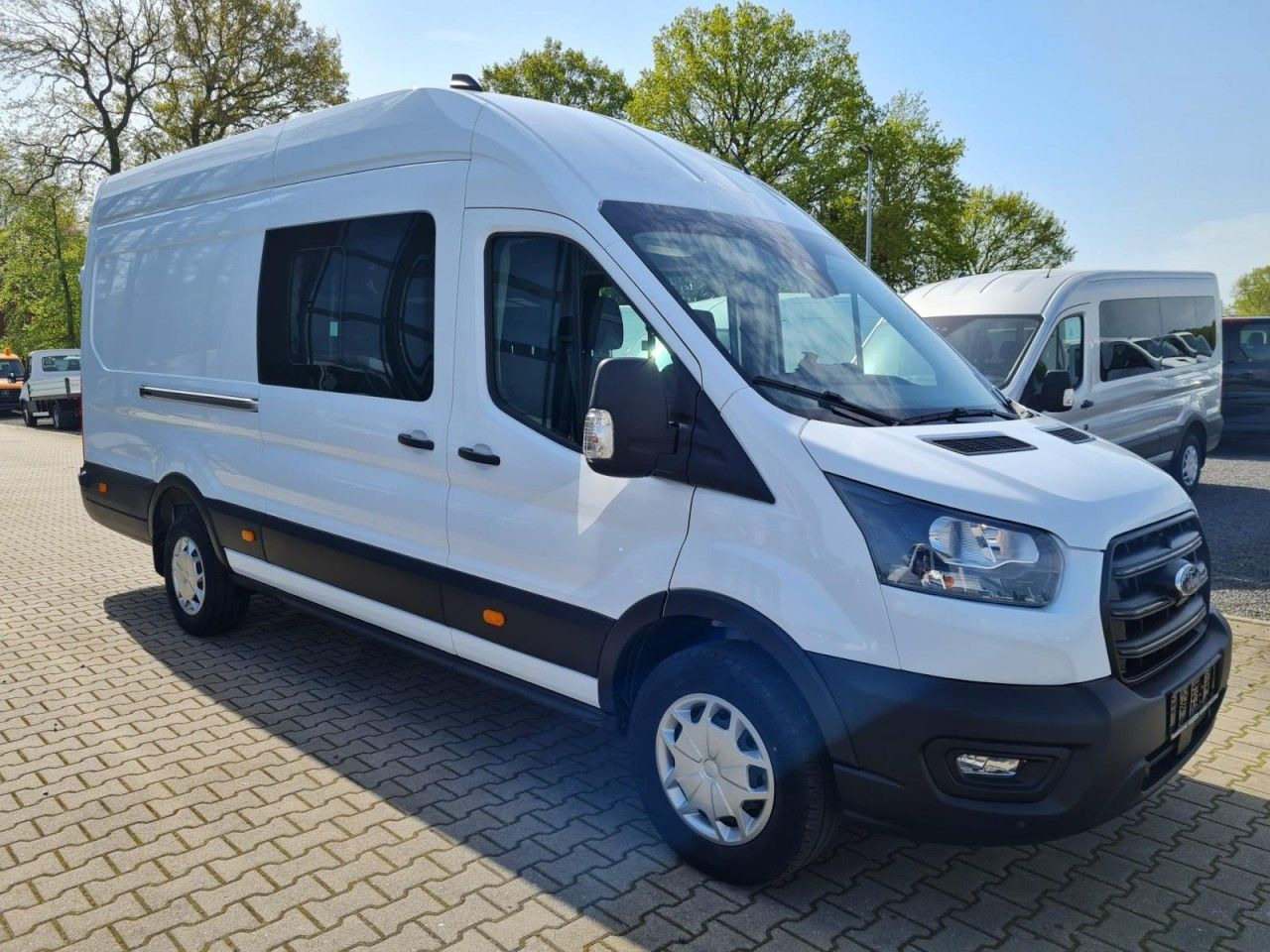 Ford Transit 350 Kasten Doka L4H3 Trend Mixto RWD - Krovininis mikroautobusas, Komercinis automobilis su dviguba kabina: foto 3 Ford Transit 350 Kasten Doka L4H3 Trend Mixto RWD - Krovininis mikroautobusas, Komercinis automobilis su dviguba kabina: foto 3
