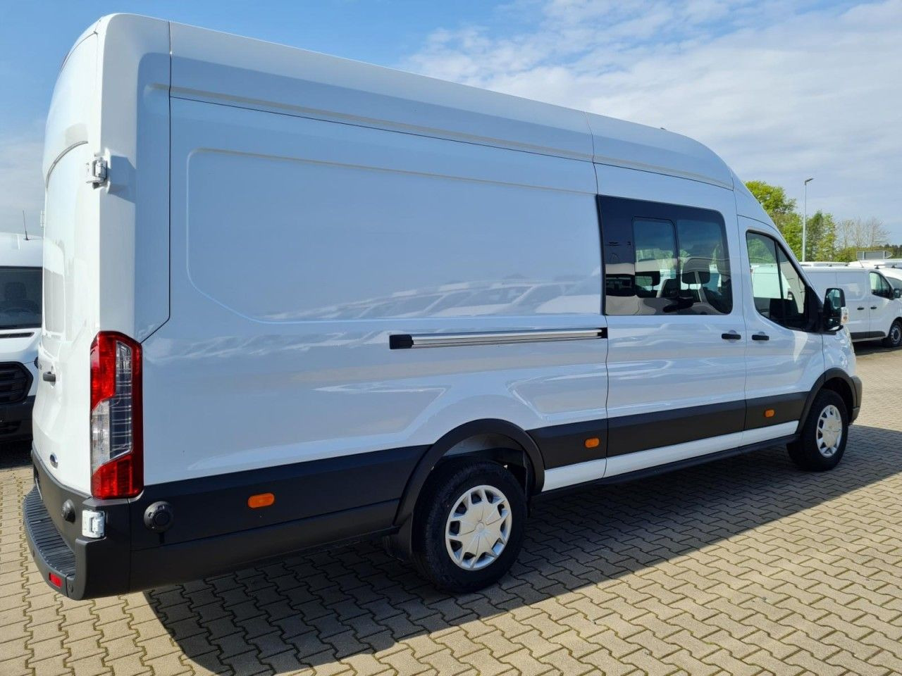 Ford Transit 350 Kasten Doka L4H3 Trend Mixto RWD - Krovininis mikroautobusas, Komercinis automobilis su dviguba kabina: foto 4 Ford Transit 350 Kasten Doka L4H3 Trend Mixto RWD - Krovininis mikroautobusas, Komercinis automobilis su dviguba kabina: foto 4
