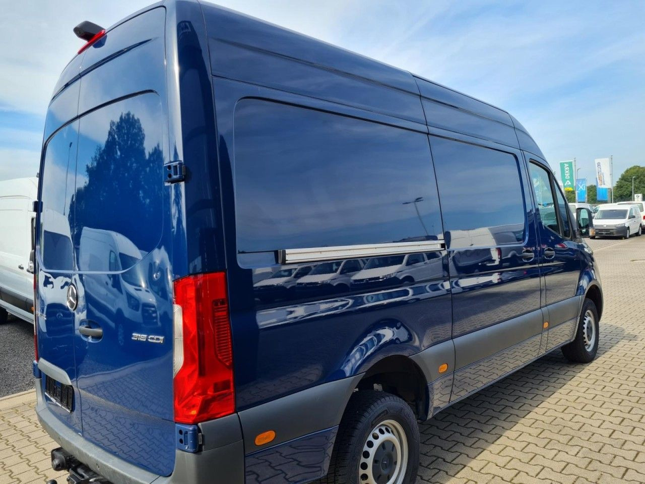 Mercedes-Benz Sprinter 316 Kasten CDI MR AHK Tachograf MBUX - Krovininis mikroautobusas: foto 4 Mercedes-Benz Sprinter 316 Kasten CDI MR AHK Tachograf MBUX - Krovininis mikroautobusas: foto 4