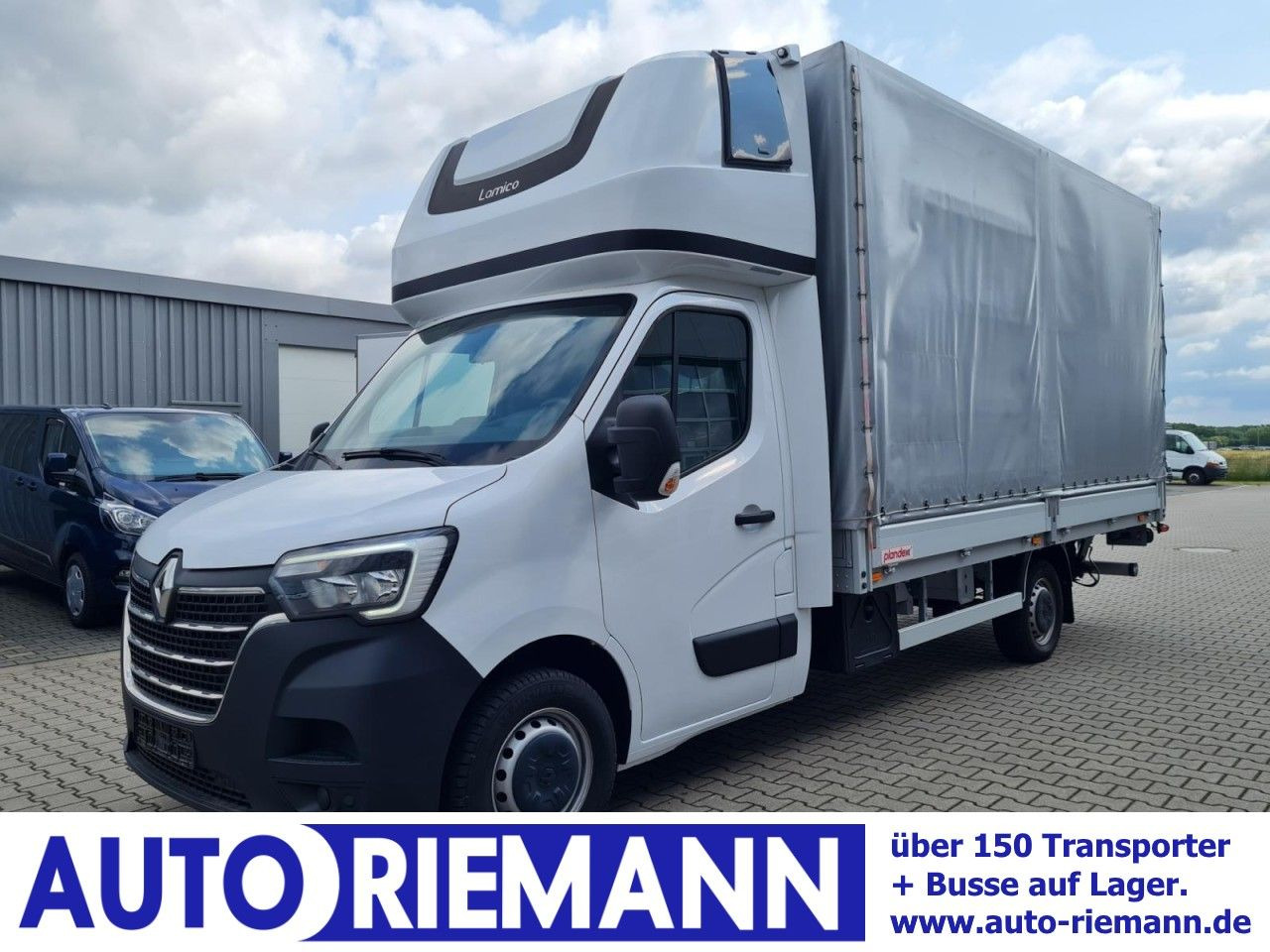 Renault Master 3,5t Pritsche dCi Plane Schlafkab. LBW - Tentinis mikroautobusas: foto 1 Renault Master 3,5t Pritsche dCi Plane Schlafkab. LBW - Tentinis mikroautobusas: foto 1