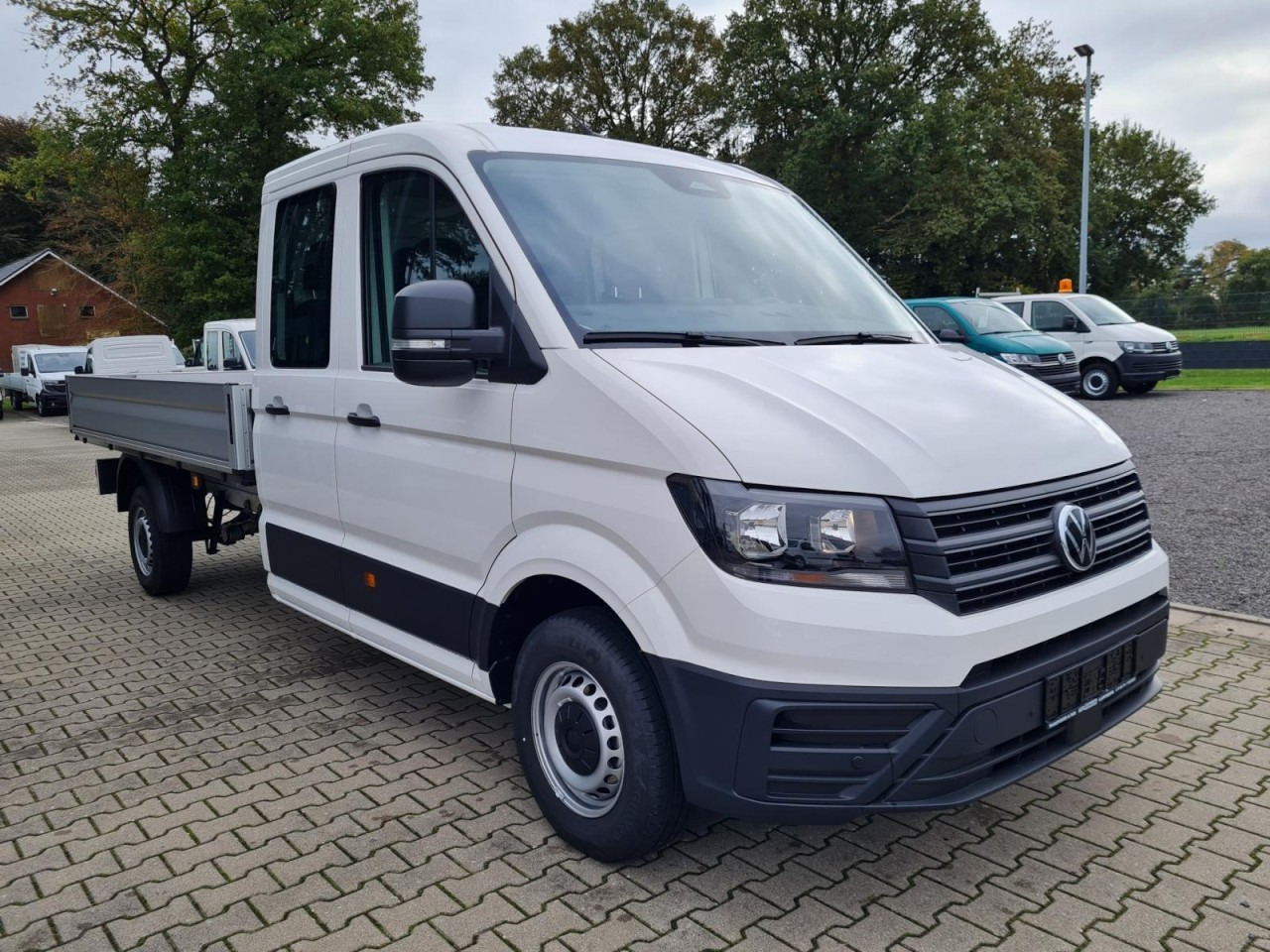 Volkswagen Crafter 35 Doka TDI Pritsche L4 AHK Komfortsitz - Bortinis automobilis, Komercinis automobilis su dviguba kabina: foto 3 Volkswagen Crafter 35 Doka TDI Pritsche L4 AHK Komfortsitz - Bortinis automobilis, Komercinis automobilis su dviguba kabina: foto 3
