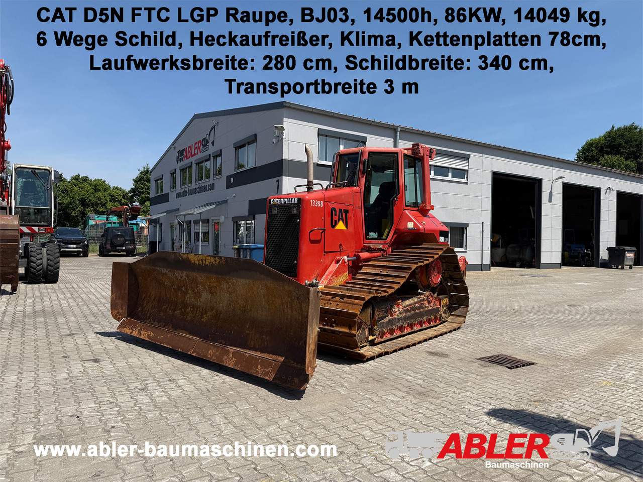 CATERPILLAR D5N FTC LGP Raupe mit 6-Wege + Heckaufreißer - Buldozeris: foto 1 CATERPILLAR D5N FTC LGP Raupe mit 6-Wege + Heckaufreißer - Buldozeris: foto 1