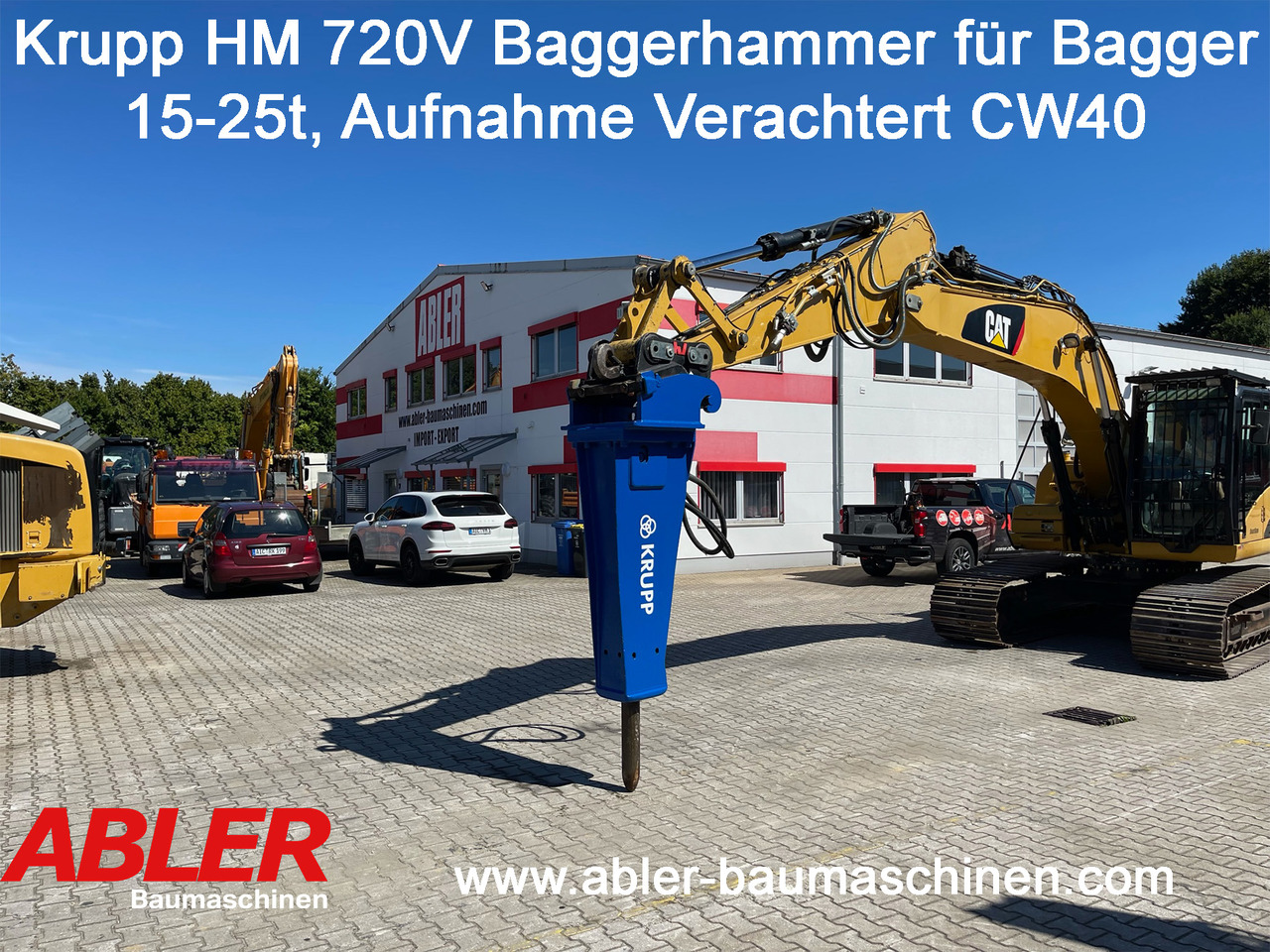 Krupp HM720V Baggerhammer 15-25t - Hidraulinis kūjis - Statybinė technika: foto 1 Krupp HM720V Baggerhammer 15-25t - Hidraulinis kūjis - Statybinė technika: foto 1