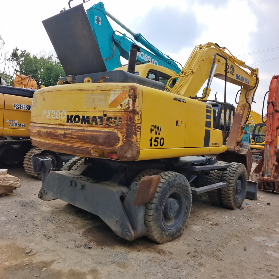 KOMATSU PW150 - Ratinis ekskavatorius: foto 5 KOMATSU PW150 - Ratinis ekskavatorius: foto 5