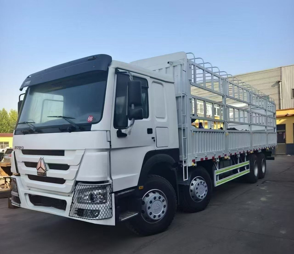 SINOTRUK HOWO 8*4 WITH FENCE DUMP TRUCK LIVESTOCK TRUCK - Savivartis sunkvežimis: foto 1 SINOTRUK HOWO 8*4 WITH FENCE DUMP TRUCK LIVESTOCK TRUCK - Savivartis sunkvežimis: foto 1