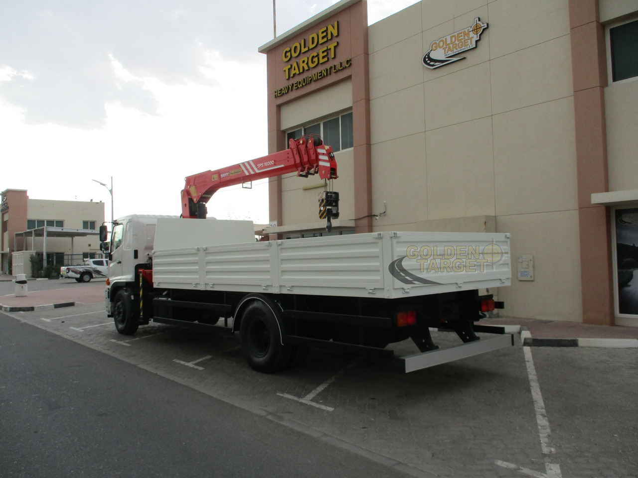 HINO 500 1625 4x2 with SANY PALFINGER SPS16000 Crane - Sunkvežimis su kranu: foto 4 HINO 500 1625 4x2 with SANY PALFINGER SPS16000 Crane - Sunkvežimis su kranu: foto 4