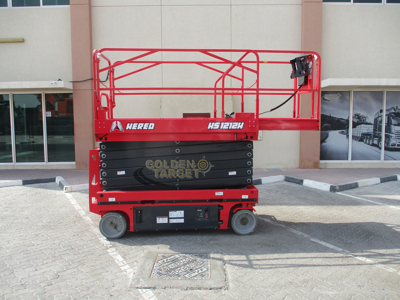 Nauja Žirklinis keltuvas Hered HS1212H Hydraulic Scissor Lift: foto 8