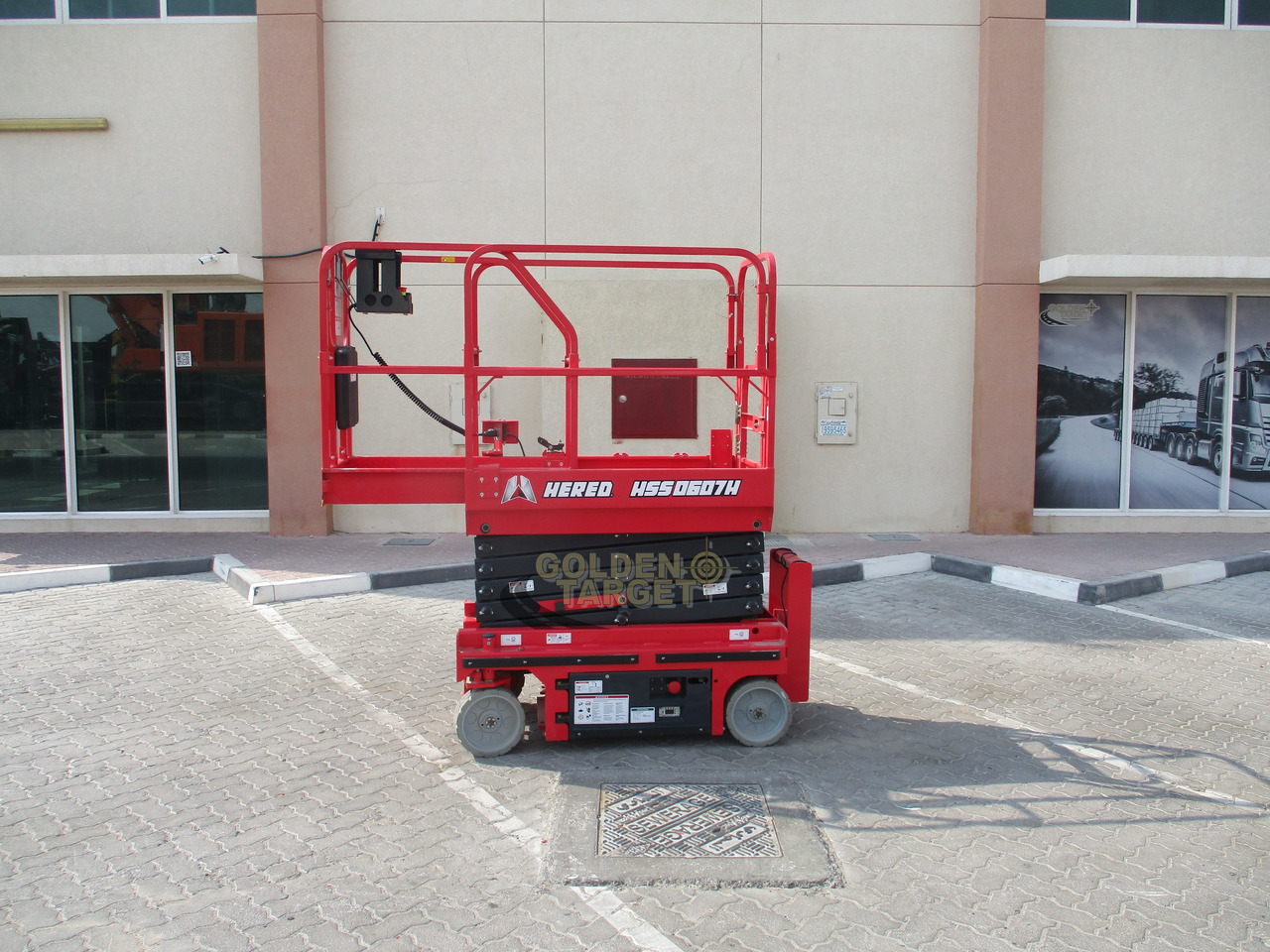 Nauja Žirklinis keltuvas Hered HSS0607H Hydraulic Scissor Lift: foto 8
