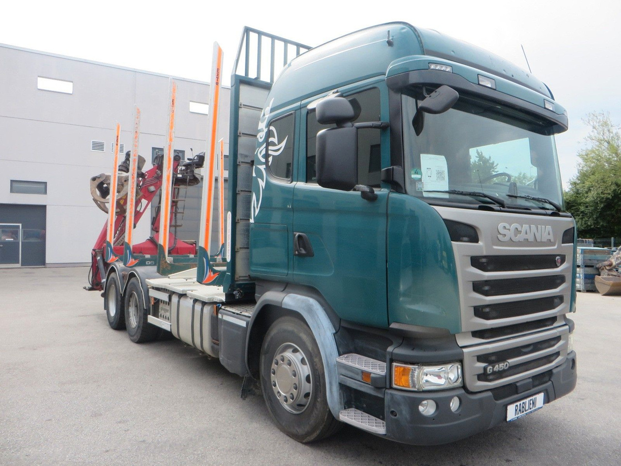 Scania G450 6x4Timber - Miškovežis, Sunkvežimis su kranu: foto 2 Scania G450 6x4Timber - Miškovežis, Sunkvežimis su kranu: foto 2