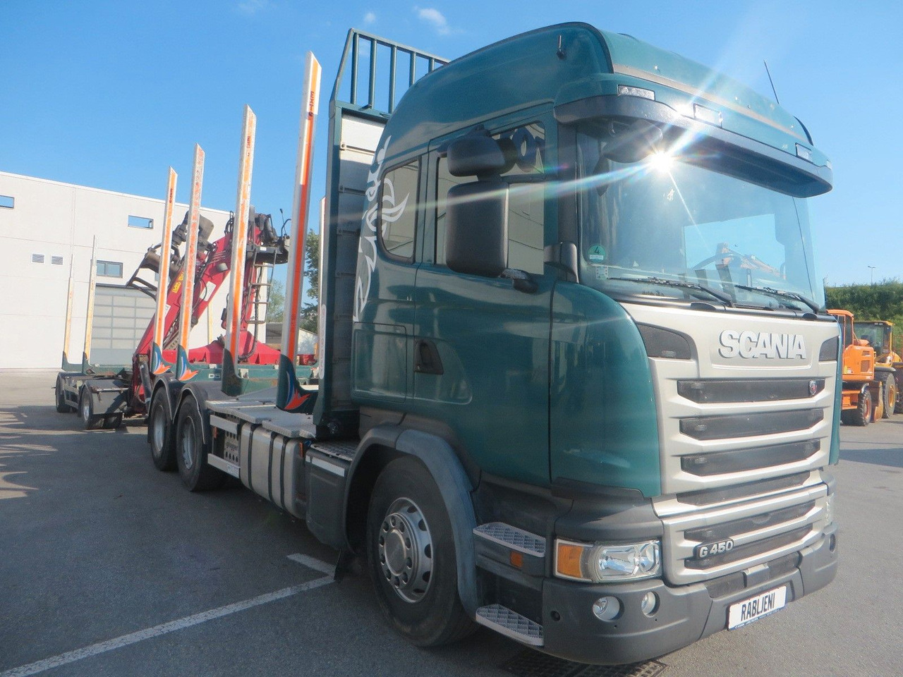 Scania G450 6x4Timber - Miškovežis, Sunkvežimis su kranu: foto 2 Scania G450 6x4Timber - Miškovežis, Sunkvežimis su kranu: foto 2