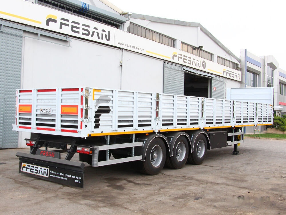 Nauja Platforminė/ Bortinė puspriekabė Fesan GENERAL CARGO WITH SIDE COVER FE-KAP-02: foto 6