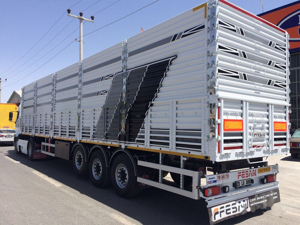 Nauja Platforminė/ Bortinė puspriekabė Fesan GENERAL CARGO WITH SIDE COVER FE-KAP-02: foto 12