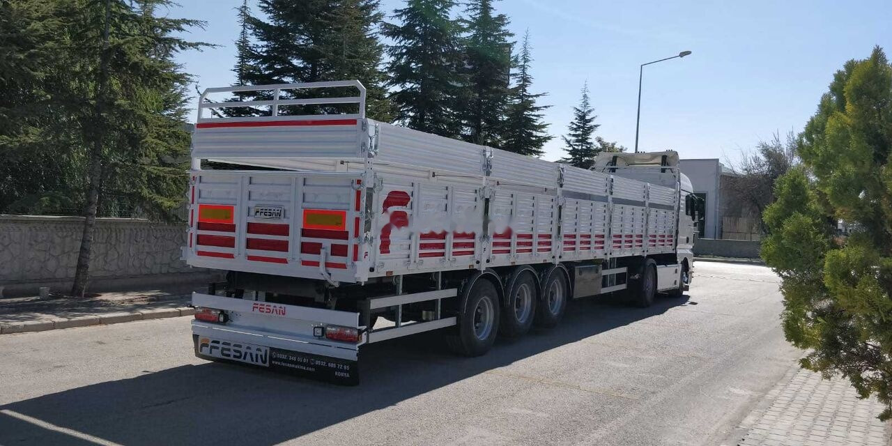 Nauja Platforminė/ Bortinė puspriekabė Fesan GENERAL CARGO WITH SIDE COVER FE-KAP-02: foto 9