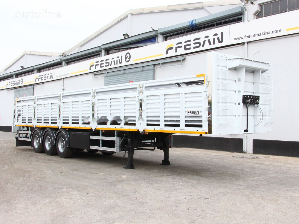 Nauja Platforminė/ Bortinė puspriekabė Fesan GENERAL CARGO WITH SIDE COVER FE-KAP-02: foto 8