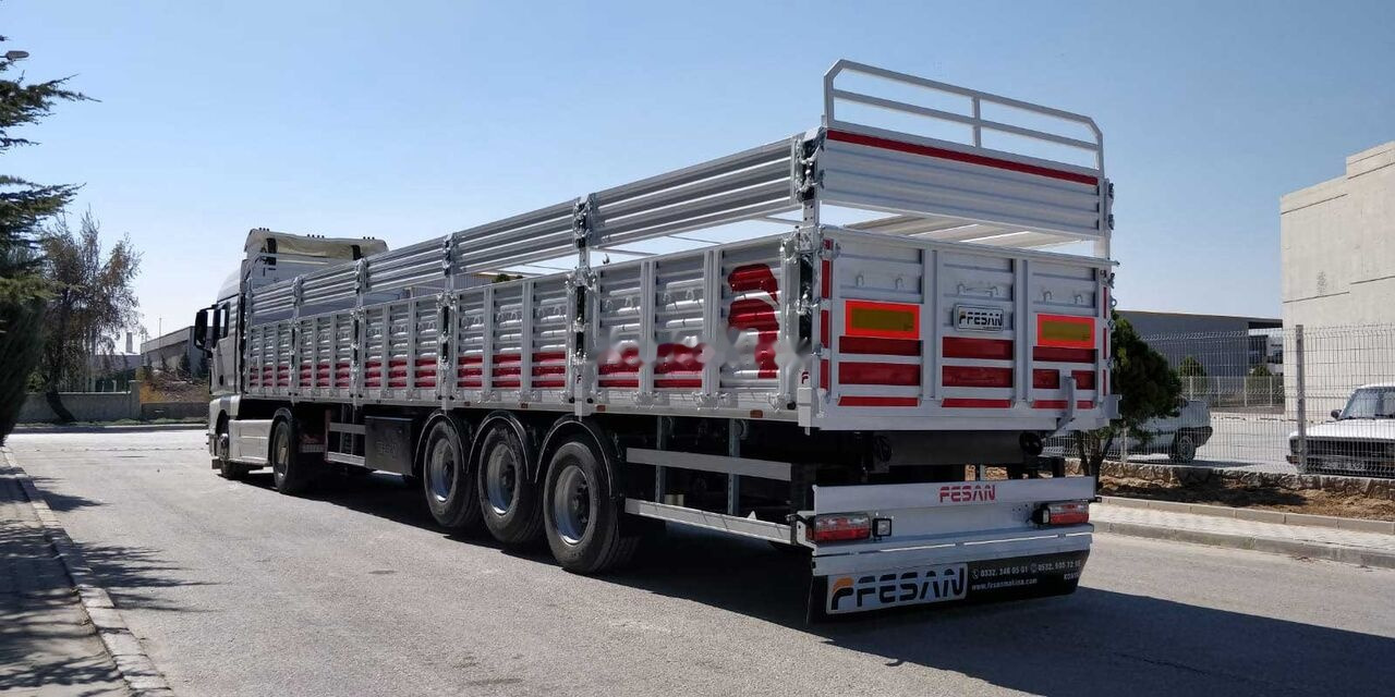 Nauja Platforminė/ Bortinė puspriekabė Fesan GENERAL CARGO WITH SIDE COVER FE-KAP-02: foto 10