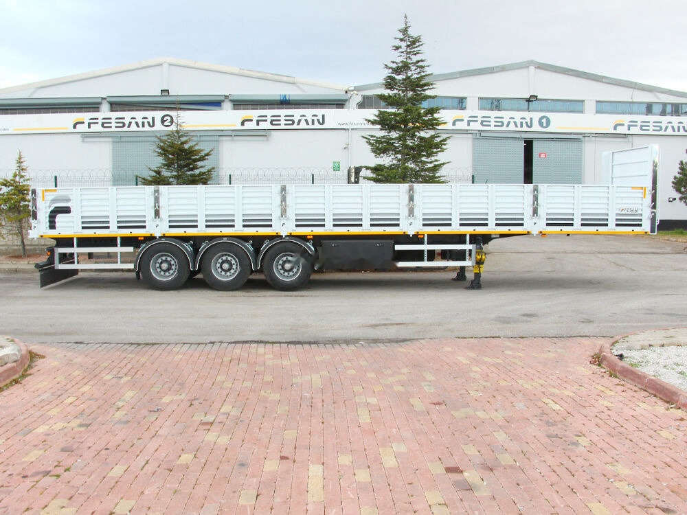 Nauja Platforminė/ Bortinė puspriekabė Fesan GENERAL CARGO WITH SIDE COVER FE-KAP-02: foto 7