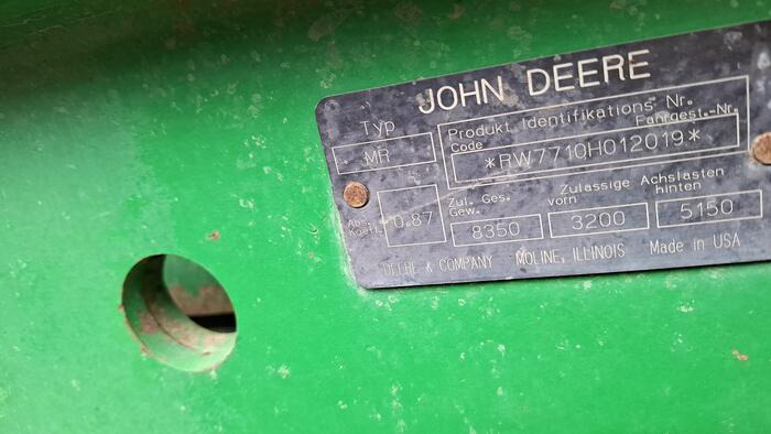 John Deere 7710 - Traktorius: foto 4 John Deere 7710 - Traktorius: foto 4