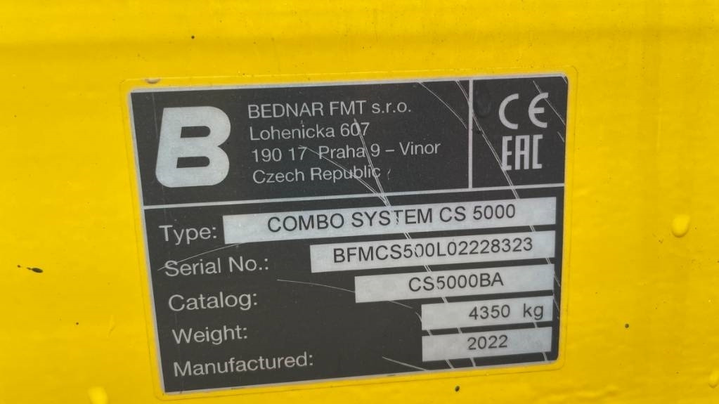Bednar ComboSystem CS 5000 - Sėjamoji: foto 4 Bednar ComboSystem CS 5000 - Sėjamoji: foto 4