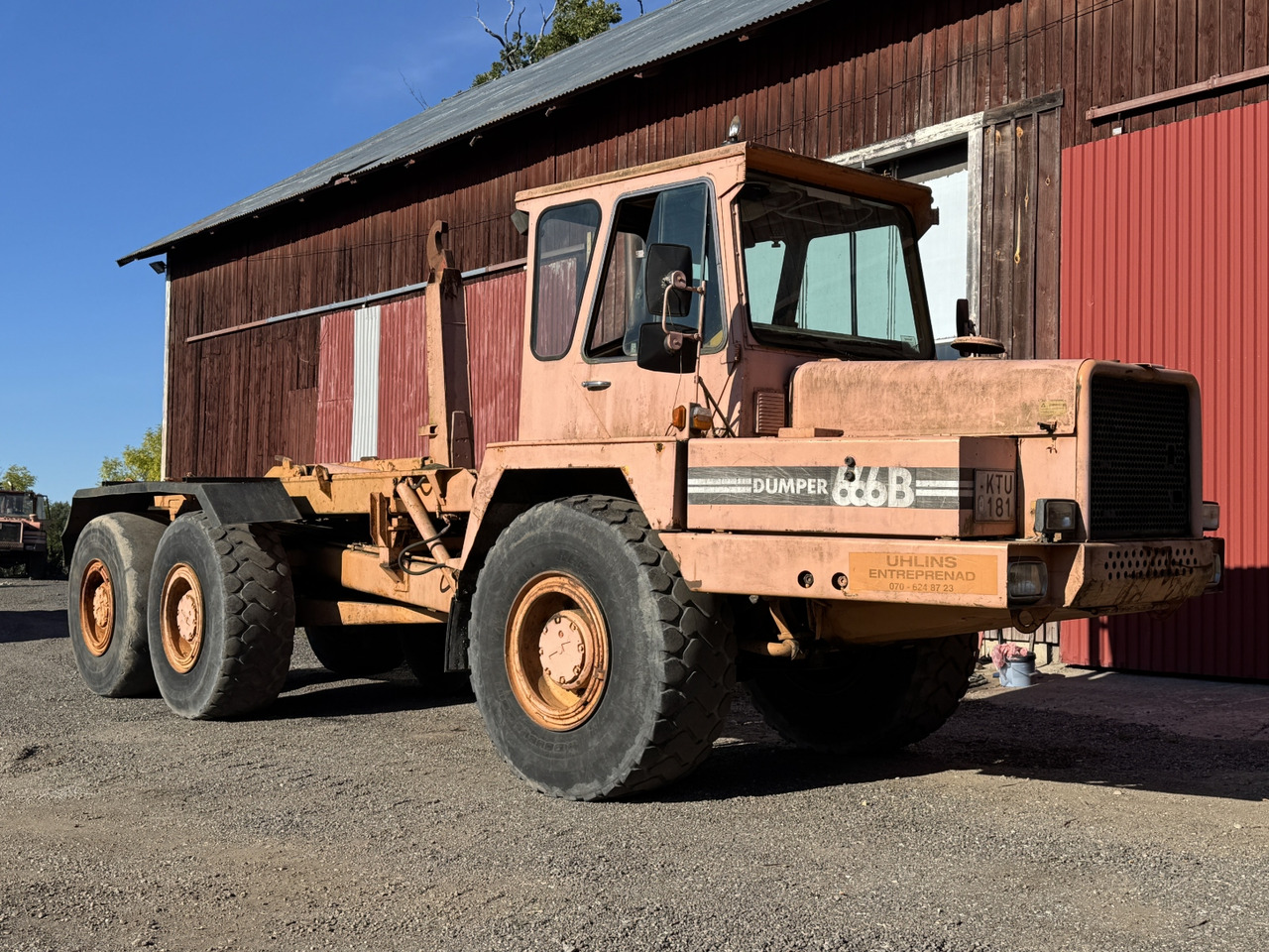 Dumper Engström o Nilsson 666B -1982 | CAT V8 | Renoveringsobjekt - Šarnyrinis savivartis: foto 1 Dumper Engström o Nilsson 666B -1982 | CAT V8 | Renoveringsobjekt - Šarnyrinis savivartis: foto 1