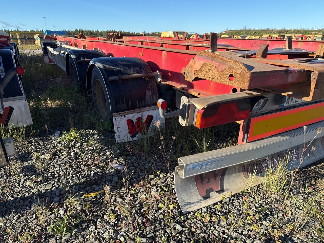 Lastväxlarsläp NÄRKO D4YF51H11 -2007 REP OBJEKT - Kablio/ Skip loader priekaba: foto 1 Lastväxlarsläp NÄRKO D4YF51H11 -2007 REP OBJEKT - Kablio/ Skip loader priekaba: foto 1