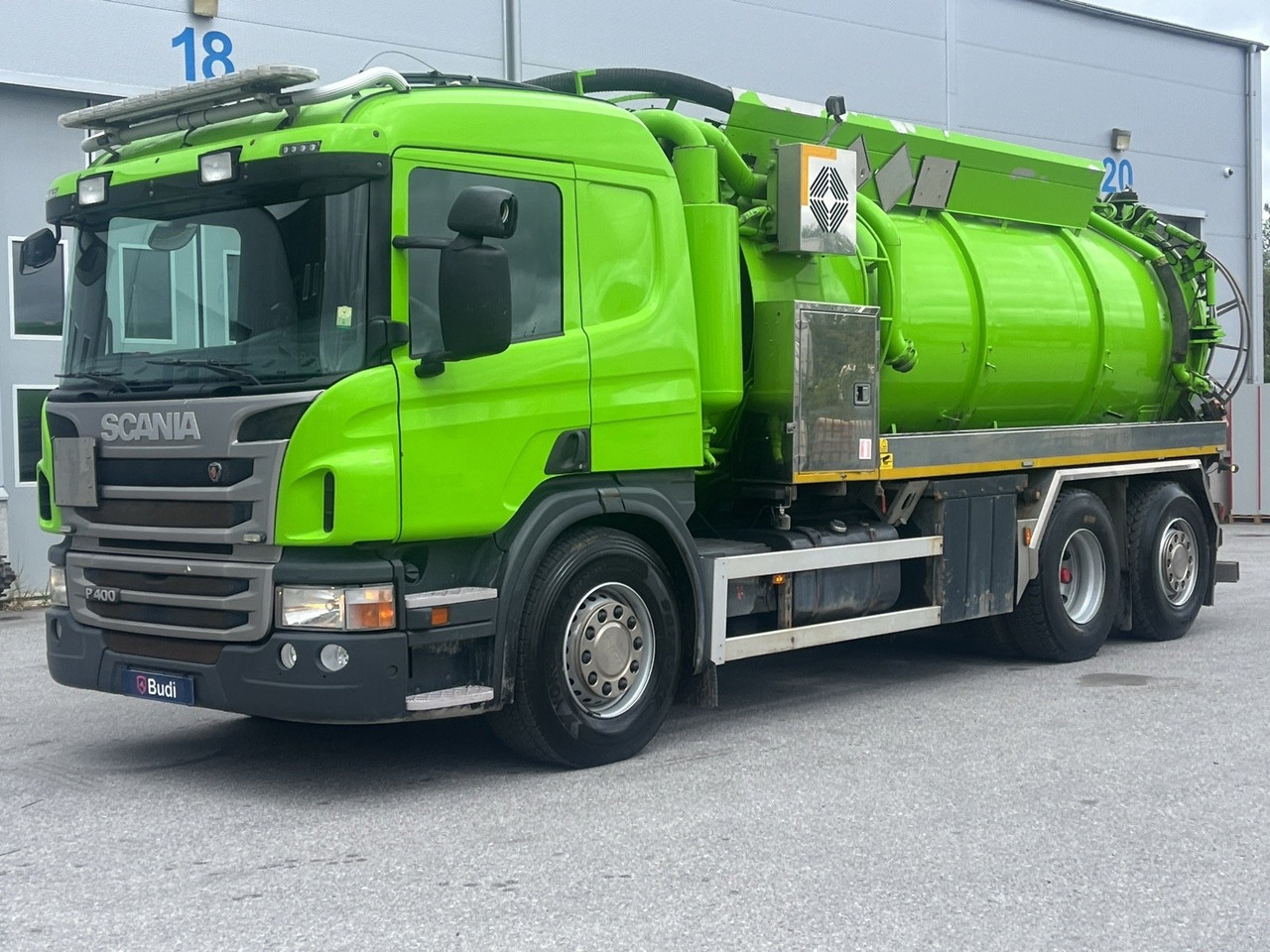 Slamsugare Scania P400 6X2-4 -2012 | Korp & Son | ADR - Asenizatorius: foto 1 Slamsugare Scania P400 6X2-4 -2012 | Korp & Son | ADR - Asenizatorius: foto 1