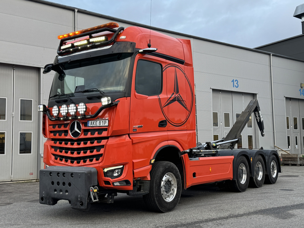Tridemväxlare Mercedes-Benz Arocs 3758 -2023 | JOAB 24 ton | Plogutrustad - Hook-lift sunkvežimis: foto 1 Tridemväxlare Mercedes-Benz Arocs 3758 -2023 | JOAB 24 ton | Plogutrustad - Hook-lift sunkvežimis: foto 1