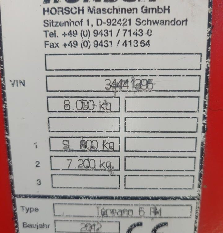 Akėčios Horsch Terrano 6 FM med DouDrill: foto 15