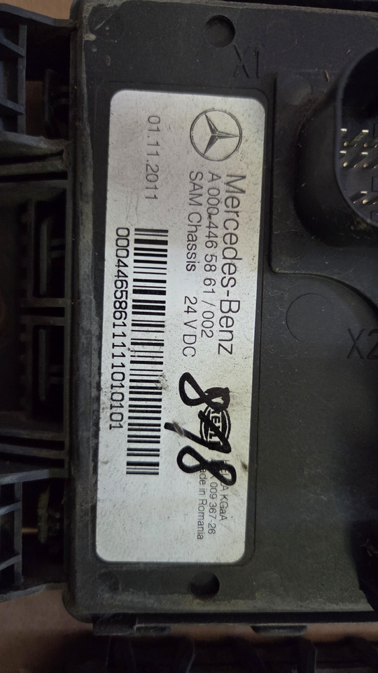 MERCEDES-BENZ CONTROL UNIT SAM ELECTRICAL - Valdymo blokas: foto 4 MERCEDES-BENZ CONTROL UNIT SAM ELECTRICAL - Valdymo blokas: foto 4