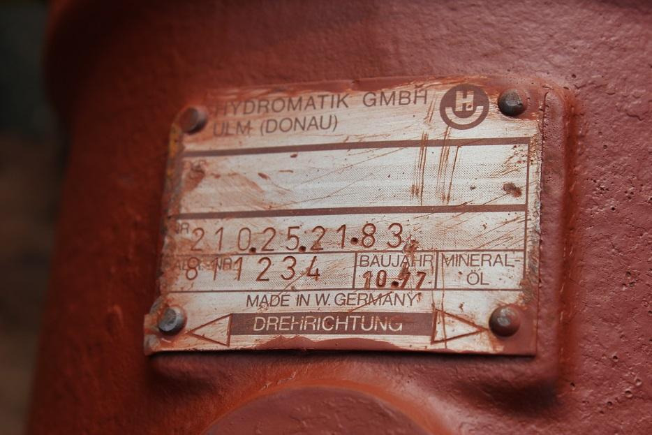Hydromatik 210.25.21.83 - Šoninė pavara - Statybinė technika: foto 4 Hydromatik 210.25.21.83 - Šoninė pavara - Statybinė technika: foto 4