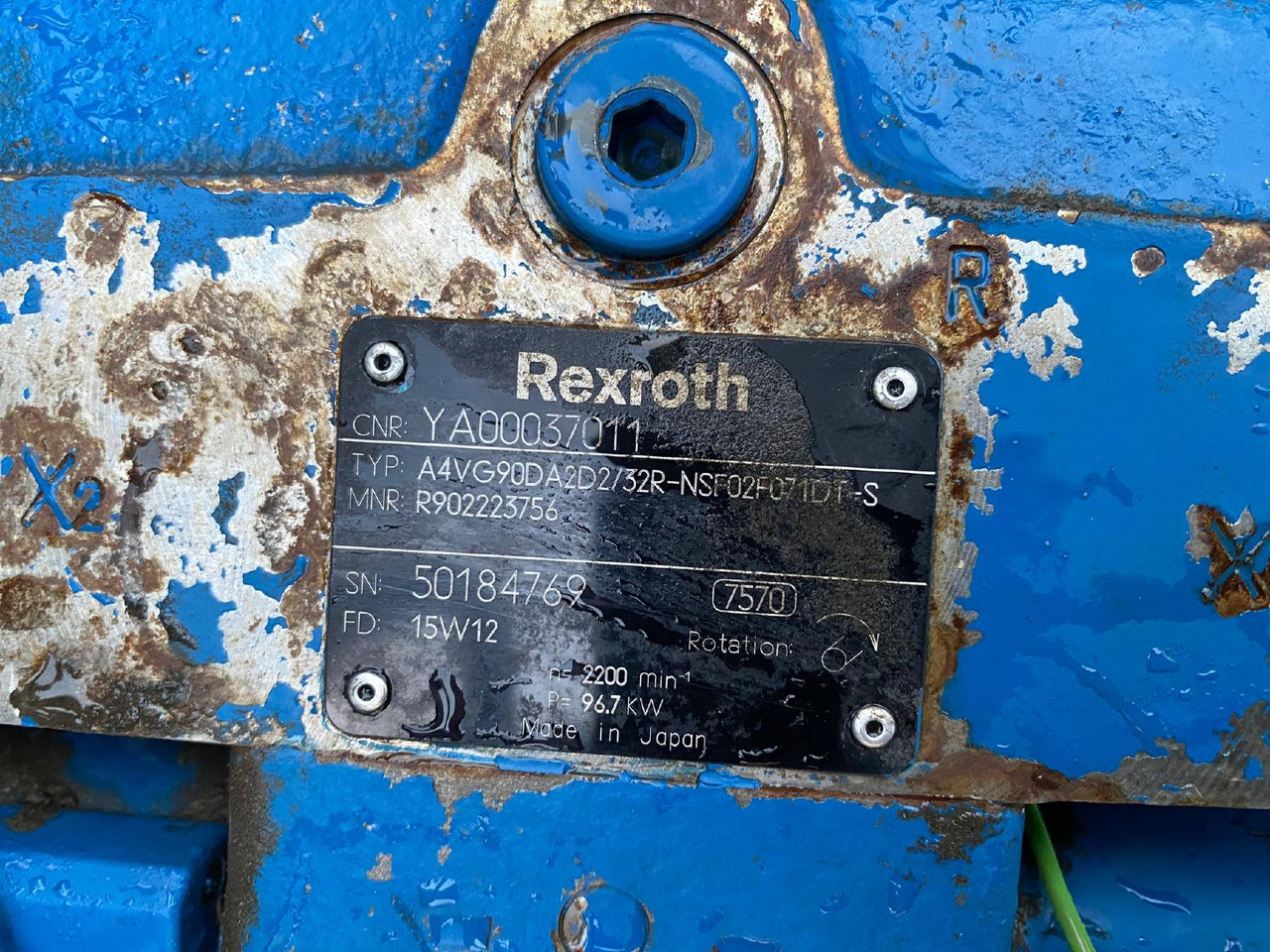 Hydromatik A4 VG 90 aus HItachi ZW 150 - Hidraulika - Ratinis krautuvas: foto 3 Hydromatik A4 VG 90 aus HItachi ZW 150 - Hidraulika - Ratinis krautuvas: foto 3