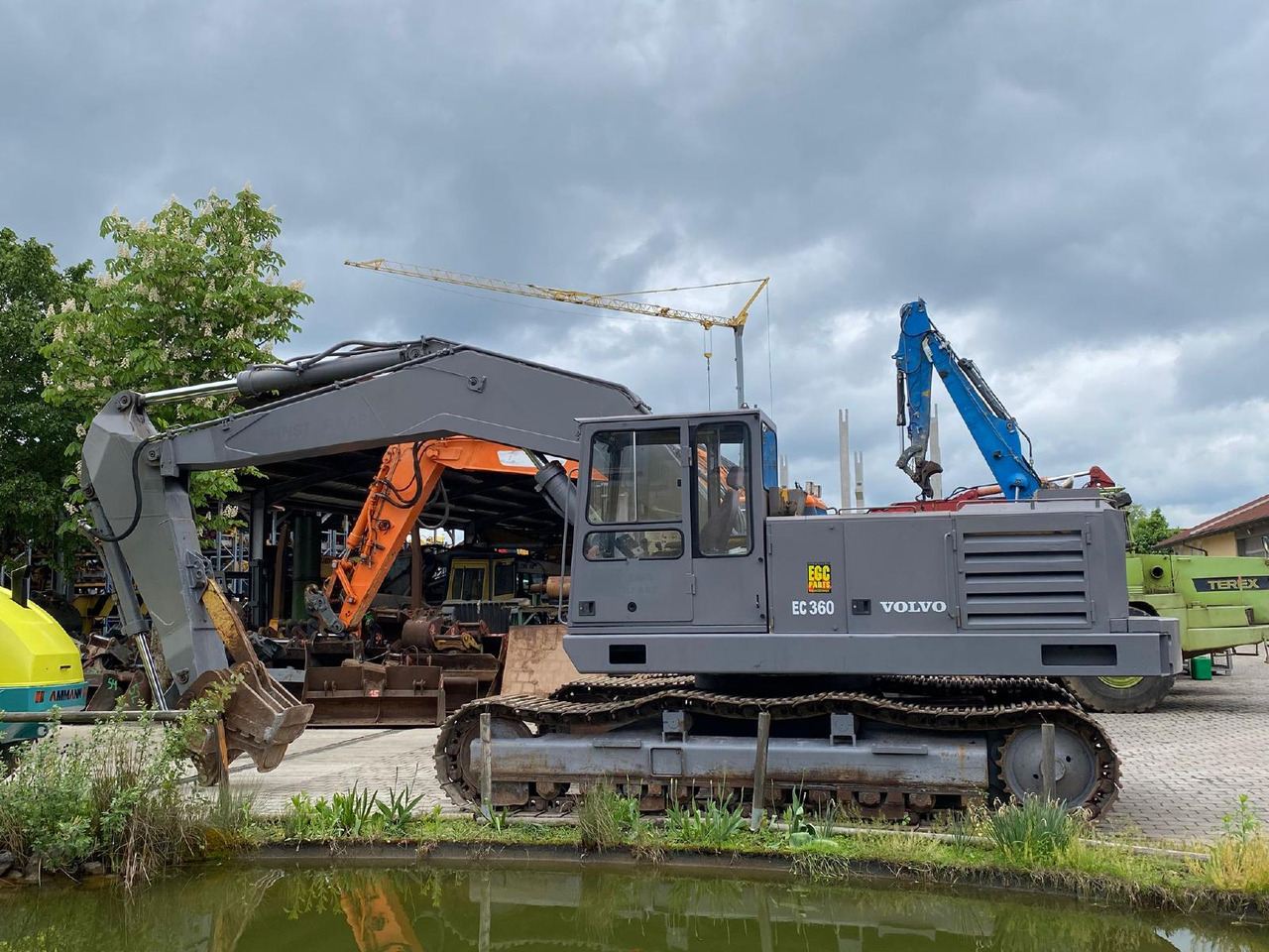 Volvo-Akermann EC 300 - Vikšrinis ekskavatorius: foto 4 Volvo-Akermann EC 300 - Vikšrinis ekskavatorius: foto 4