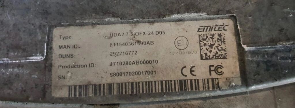Moduł EMITEC Euro 6 Man TGX TGS 440KM 81154036134000 regeneracja 81154036134000 - Išmetimo sistema - Sunkvežimis: foto 2 Moduł EMITEC Euro 6 Man TGX TGS 440KM 81154036134000 regeneracja 81154036134000 - Išmetimo sistema - Sunkvežimis: foto 2