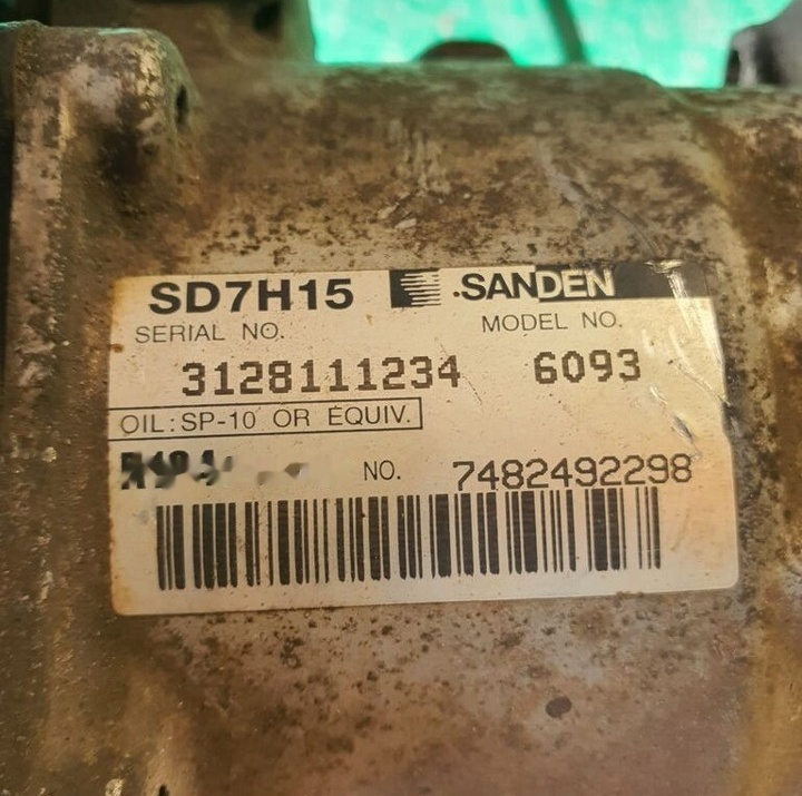 Renault SD7H15 / 6093 / 6093 Renault Premium - Kondicionieriaus kompresorius - Sunkvežimis: foto 2 Renault SD7H15 / 6093 / 6093 Renault Premium - Kondicionieriaus kompresorius - Sunkvežimis: foto 2